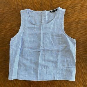 NWOT - Banana Republic sleeveless pinstrip top